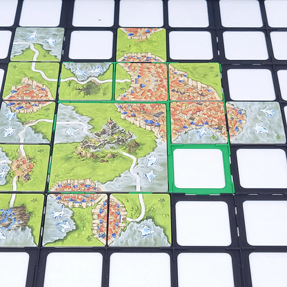 Startgitter für das Brettspiel Nebel über Carcassonne