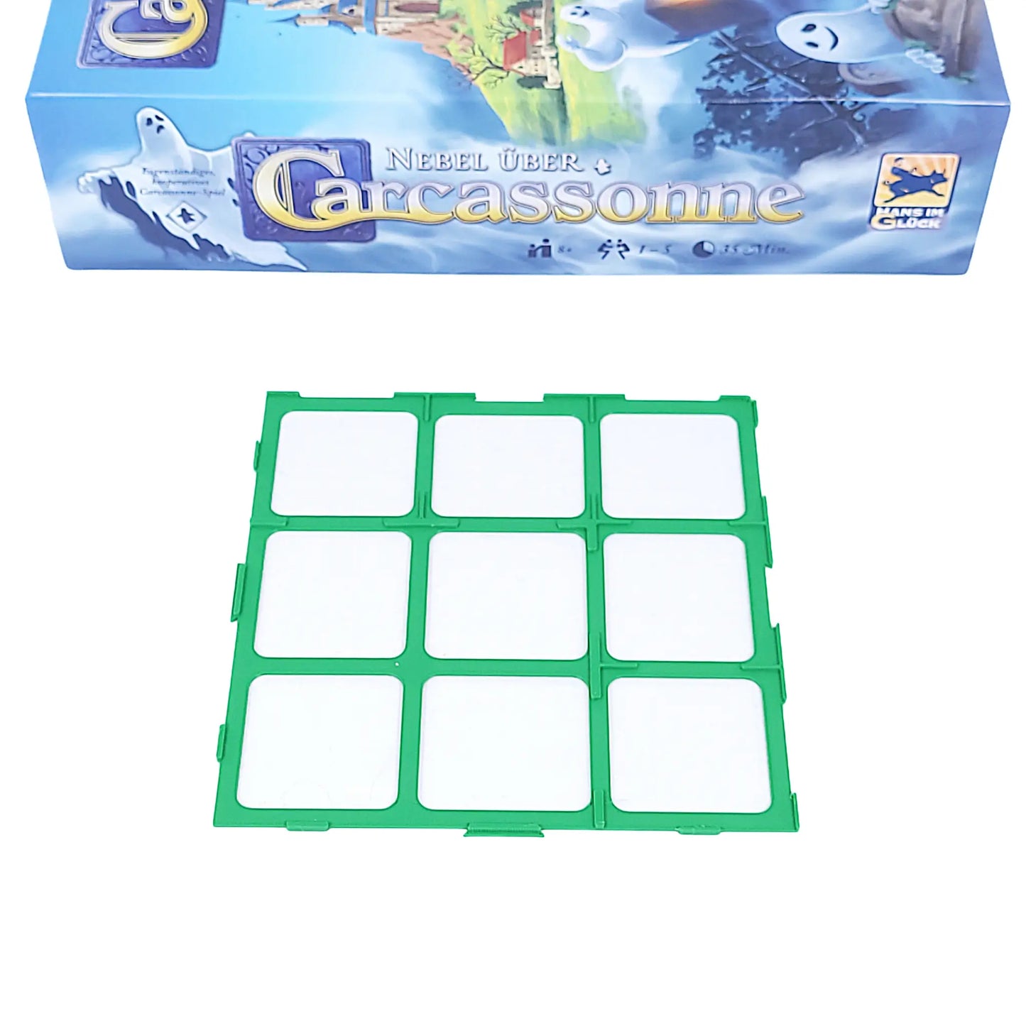 Startgitter für das Brettspiel Nebel über Carcassonne