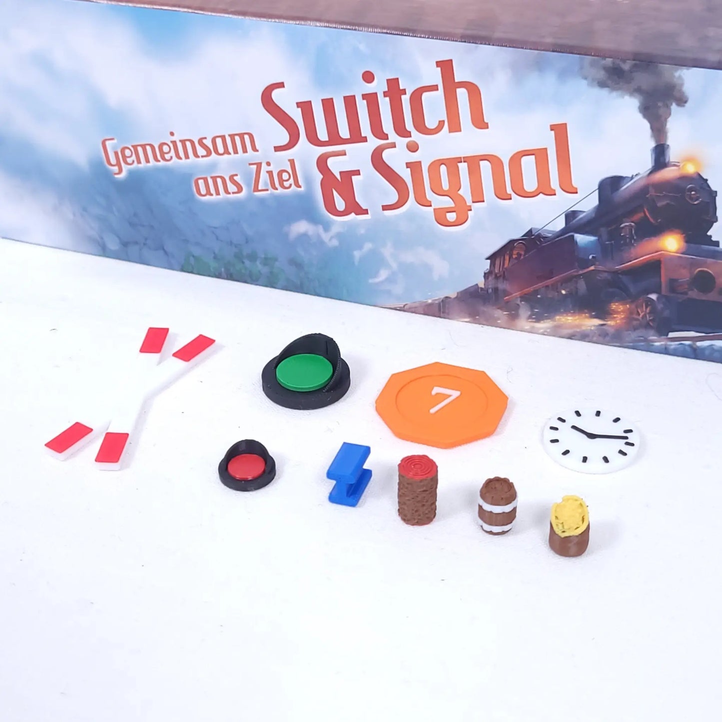 3D-gedrucktes Spielzubehör und Token Upgrades passend für Switch & Signal