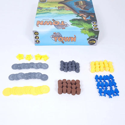 Hochwertige Ressourcenmarker passend für Little Town Brettspiel