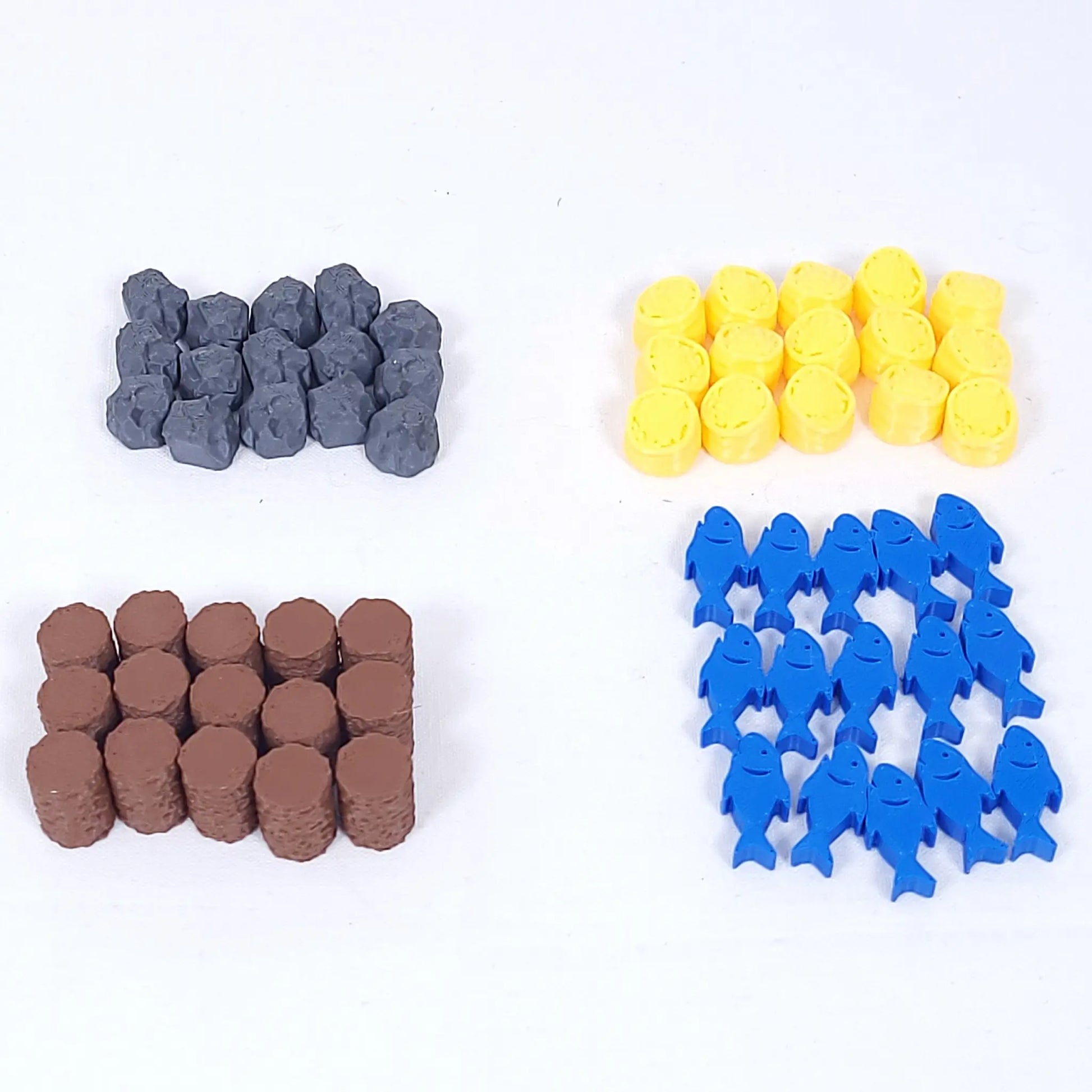 Hochwertige Ressourcenmarker passend für Little Town Brettspiel