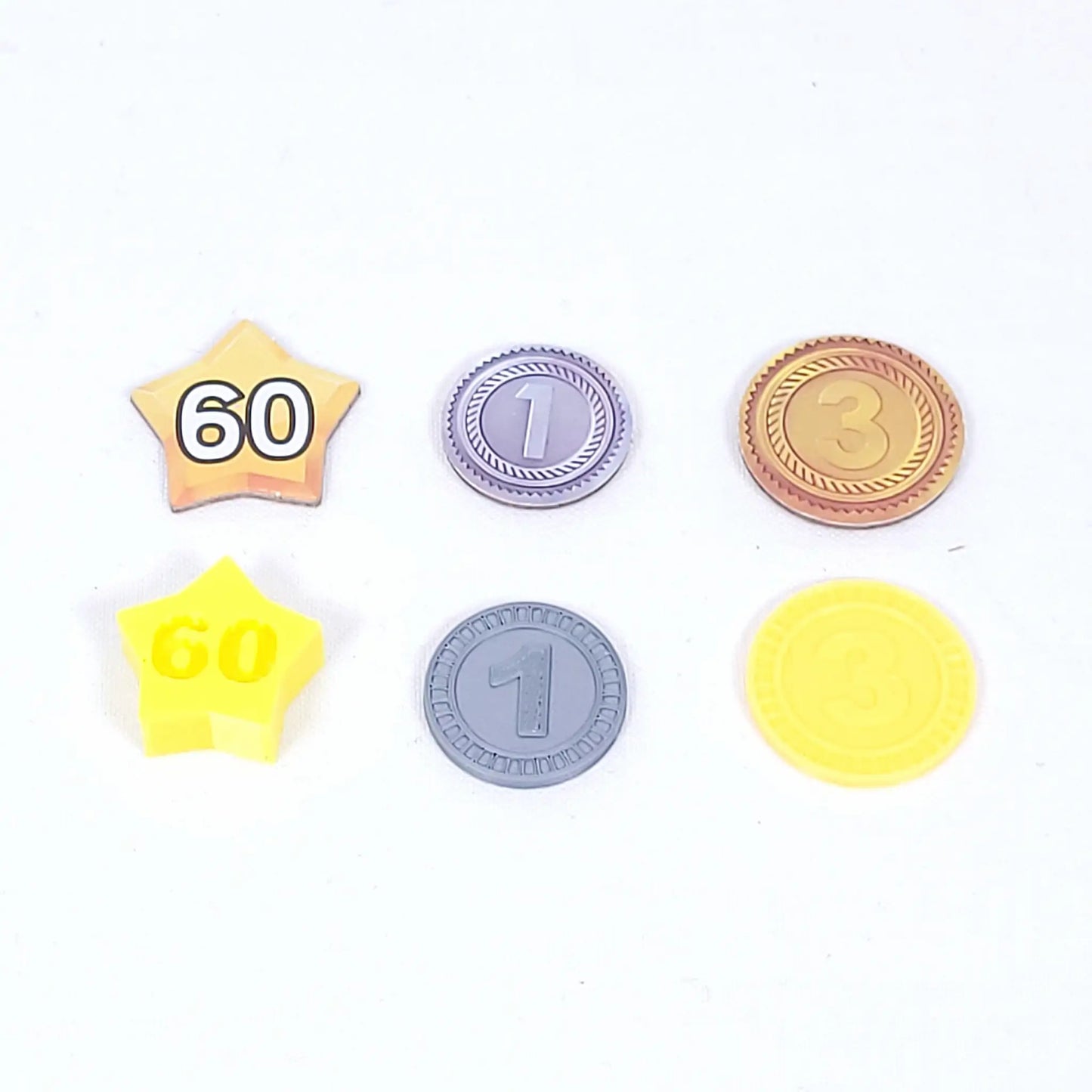 Hochwertige Ressourcenmarker passend für Little Town Brettspiel