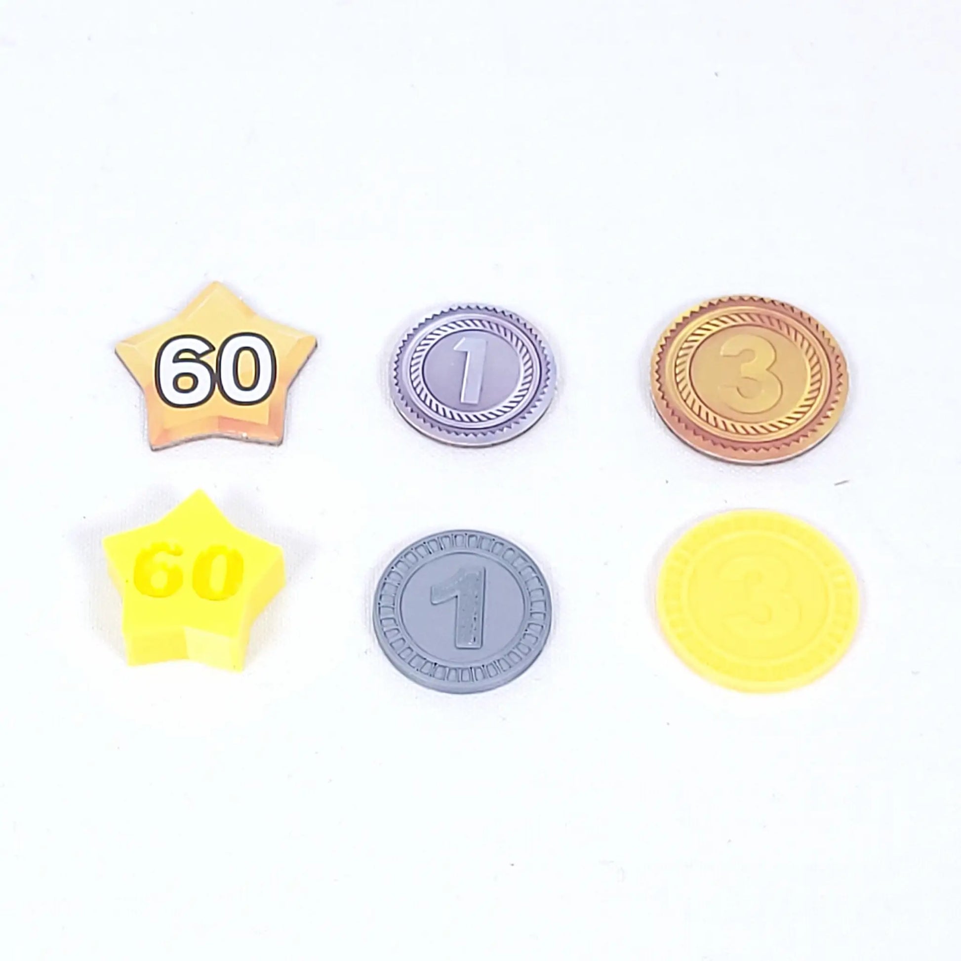 Hochwertige Ressourcenmarker passend für Little Town Brettspiel