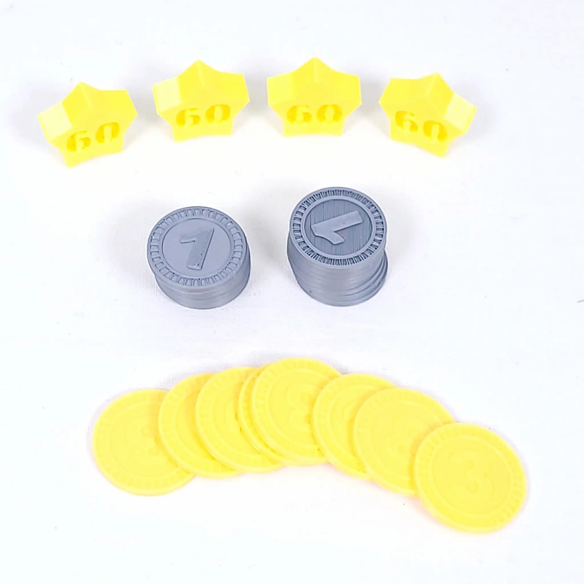Hochwertige Ressourcenmarker passend für Little Town Brettspiel
