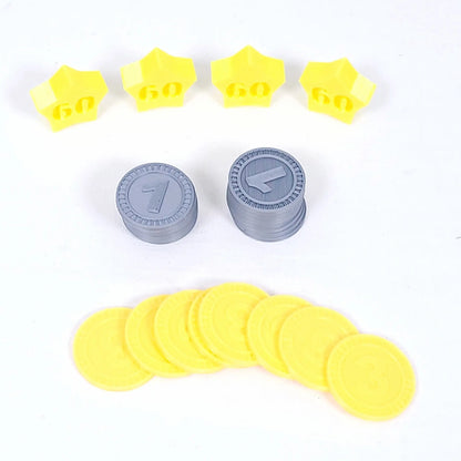 Hochwertige Ressourcenmarker passend für Little Town Brettspiel